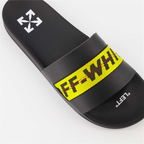 Zapatos abiertos Claquettes Industrial Off-White Negro Homme