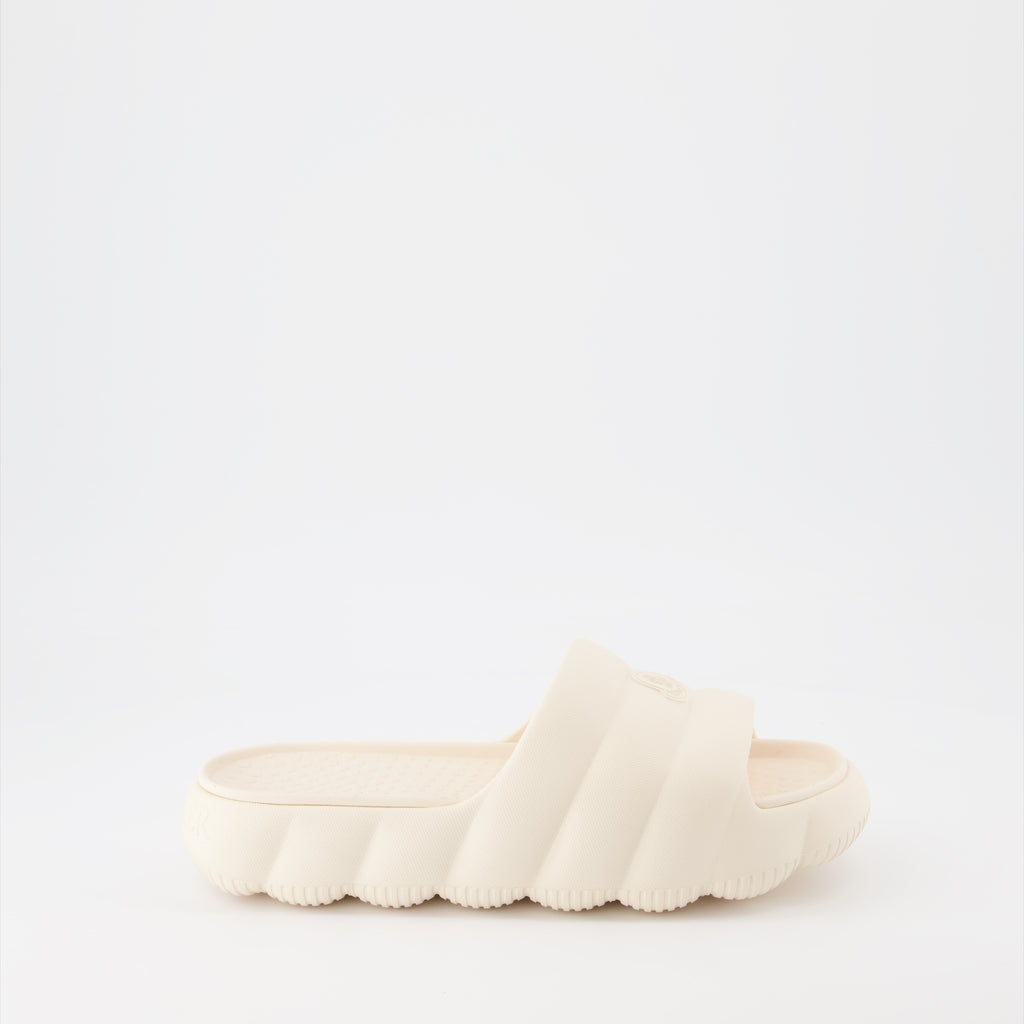 Zapatos abiertos Claquettes Lilo Moncler Blanco Femme