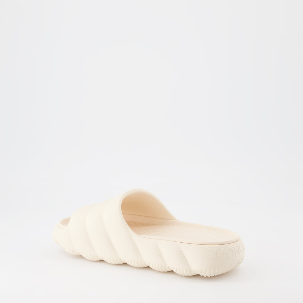 Zapatos abiertos Claquettes Lilo Moncler Blanco Femme