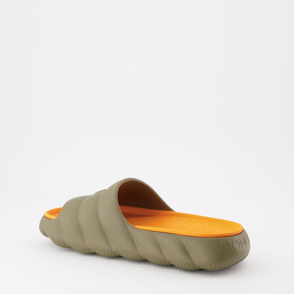 Sapatos abertos Claquettes Lilo Moncler Cáqui Homme