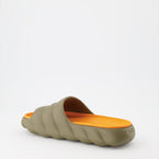 Sapatos abertos Claquettes Lilo Moncler Cáqui Homme