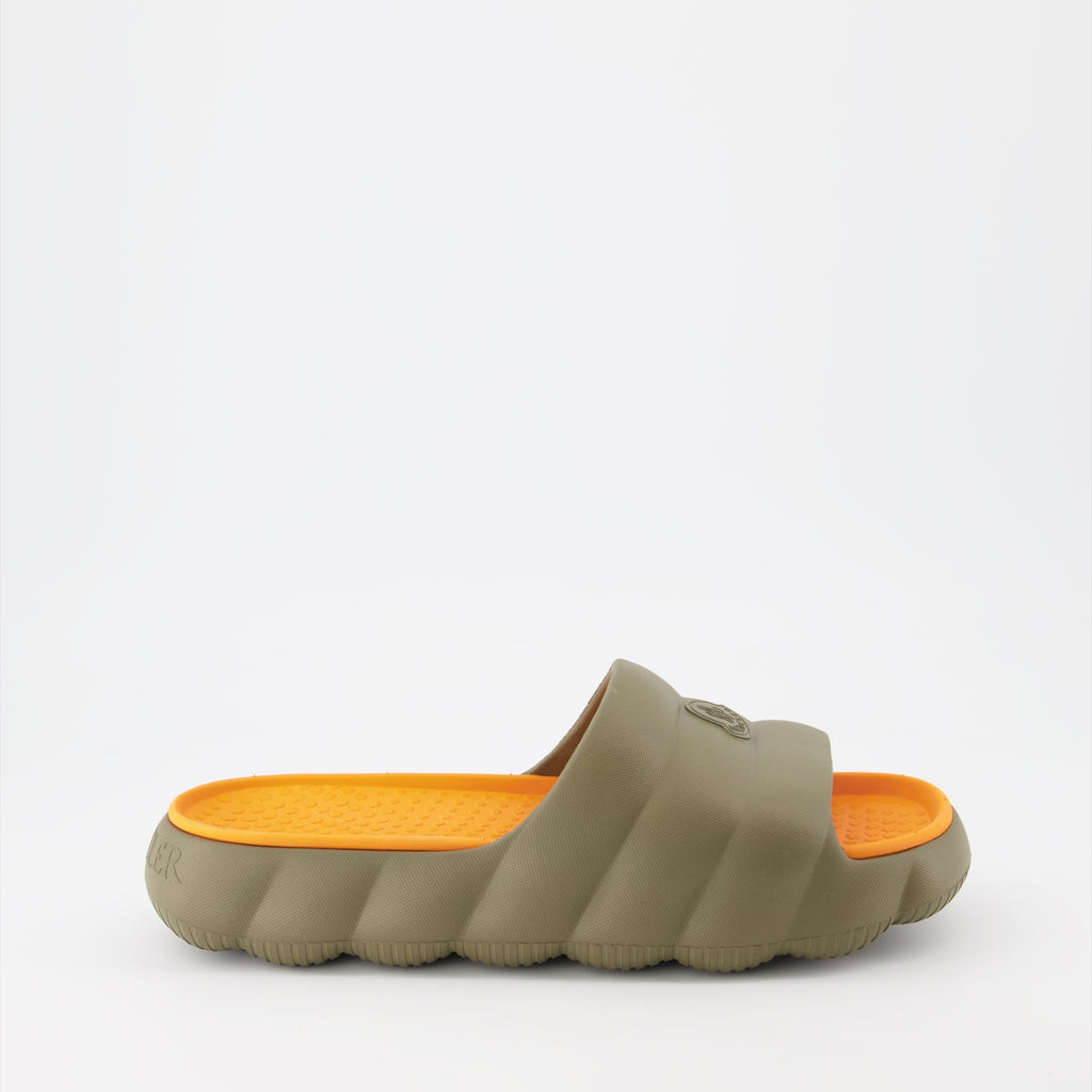 Sapatos abertos Claquettes Lilo Moncler Cáqui Homme