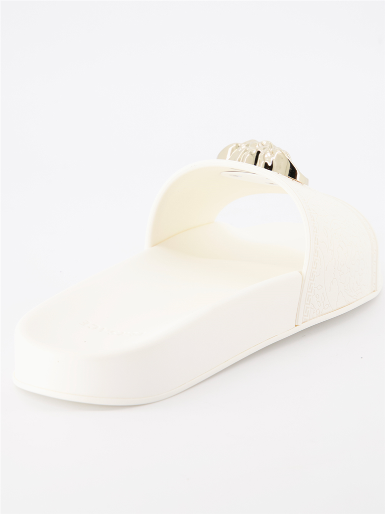 Sapatos abertos Claquettes Medusa Versace Branco Femme