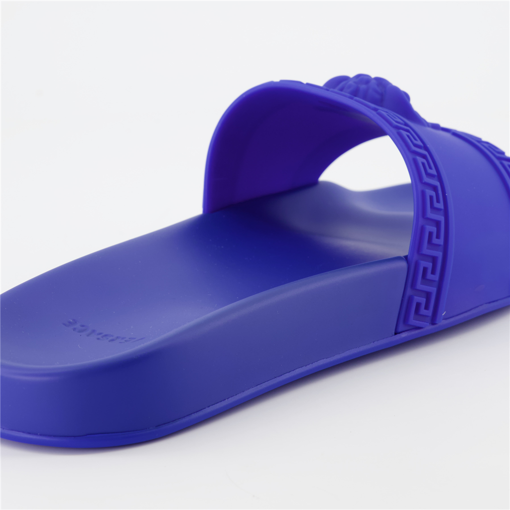 Sapatos abertos Claquettes Medusa Versace Azul Homme