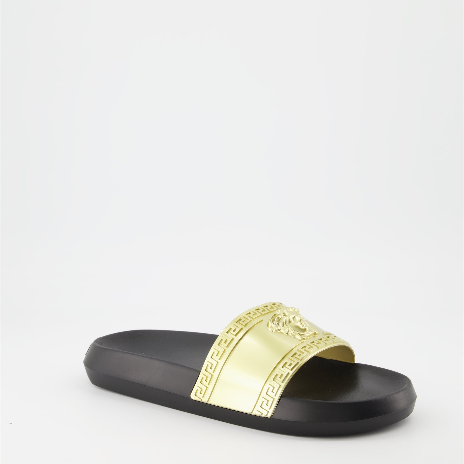 Sapatos abertos Claquettes Medusa Head Versace Ouro Homme