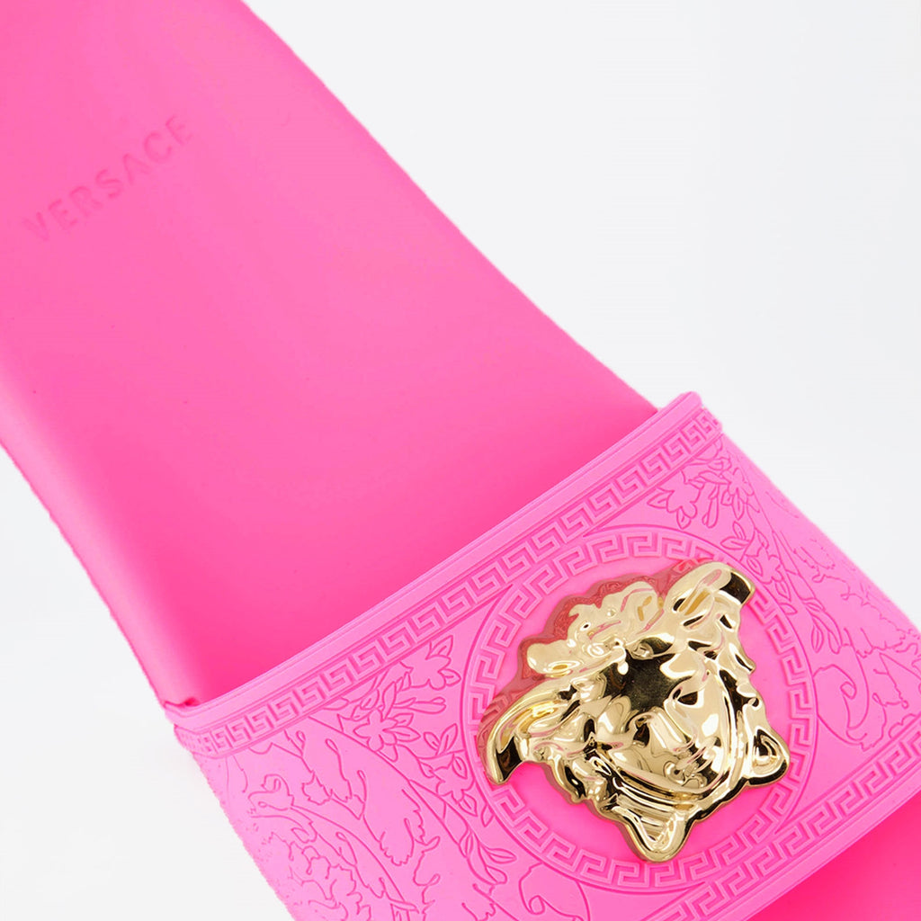 Zapatos abiertos Claquettes Medusa Versace Rosa Femme