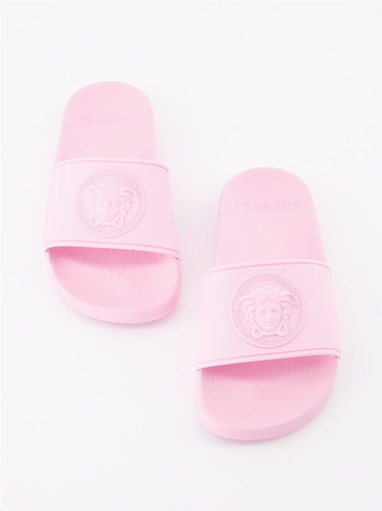 Sapatos Claquettes Medusa Versace Rosa Crianças