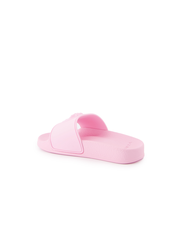 Zapatos Claquettes Medusa Versace Rosa Niños