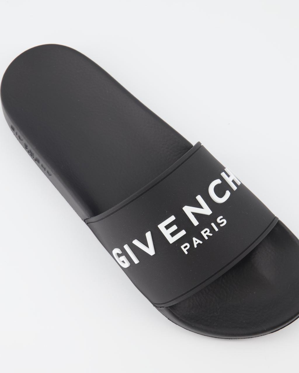 Offene schuhe Claquettes à logo Givenchy Schwarz Homme