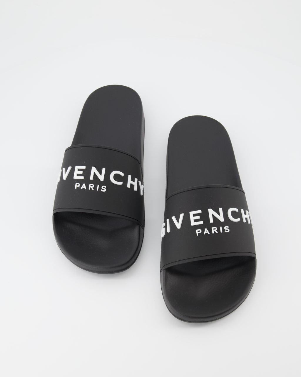 Offene schuhe Claquettes à logo Givenchy Schwarz Homme