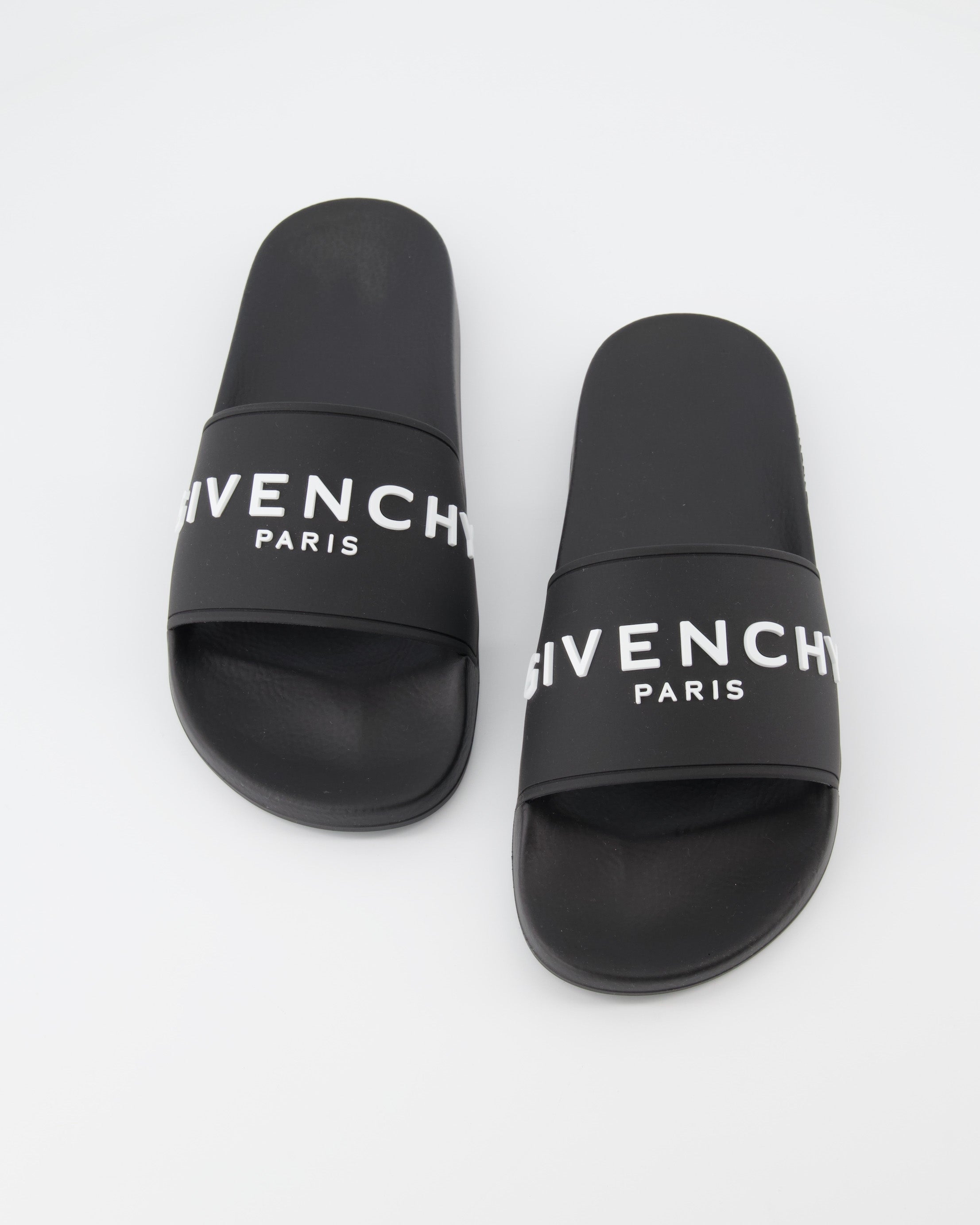 Offene schuhe Claquettes à logo Givenchy Schwarz Femme