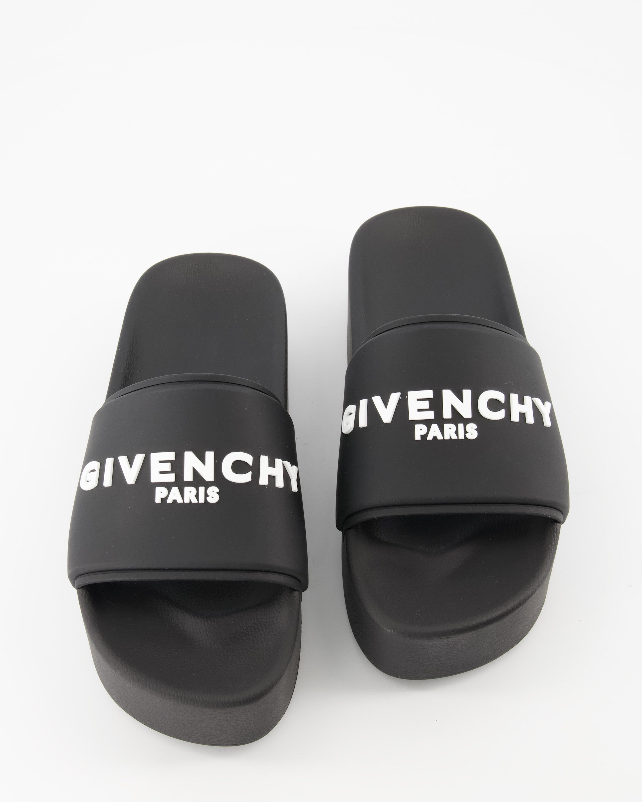 Plateauschuhe Claquettes à plateforme Givenchy Schwarz Femme