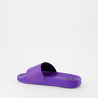 Sapatos abertos Claquettes Off Stamp Off-White Roxo Femme