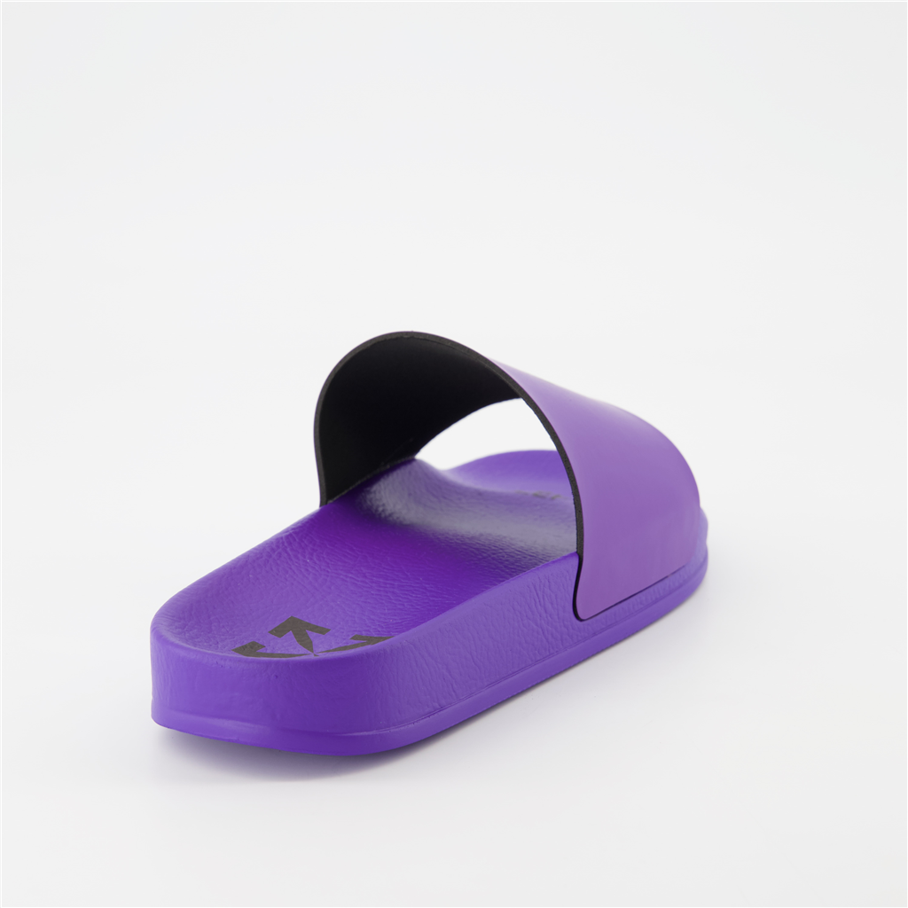 Sapatos abertos Claquettes Off Stamp Off-White Roxo Femme