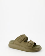 Zapatos abiertos Claquettes oversize Alexander McQueen Verde Homme