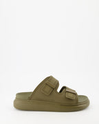 Zapatos abiertos Claquettes oversize Alexander McQueen Verde Homme