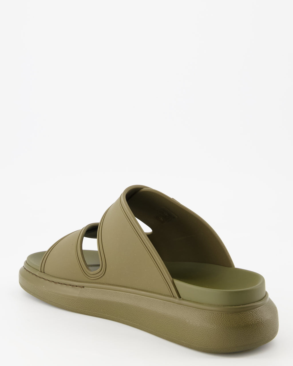 Zapatos abiertos Claquettes oversize Alexander McQueen Verde Homme