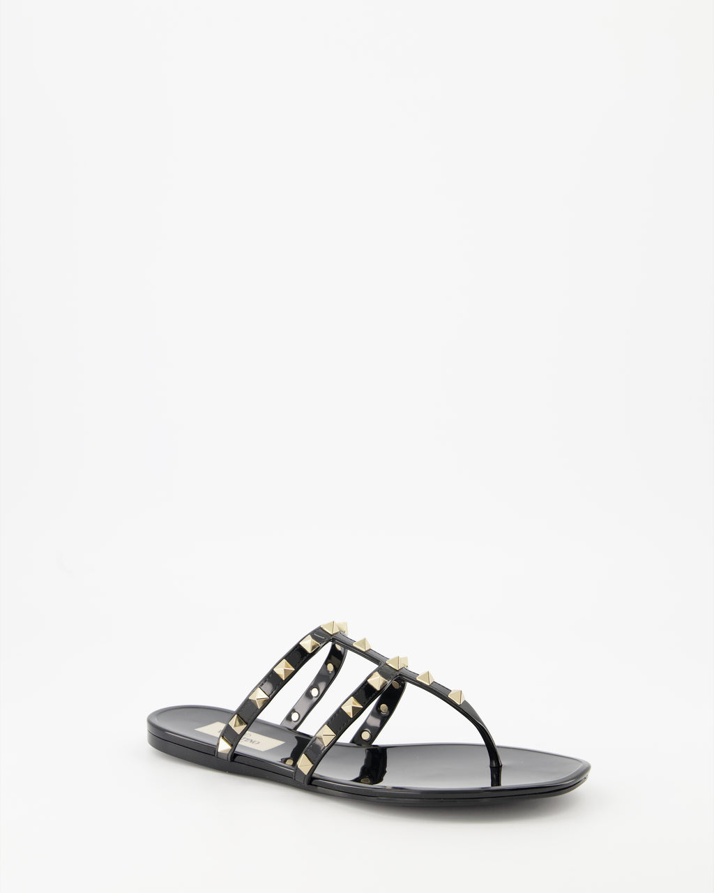 Sapatos abertos Claquettes Rockstud Valentino Garavani Preto Femme