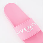 Offene schuhe Claquettes à logo Givenchy Rosa Femme