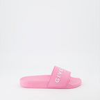 Offene schuhe Claquettes à logo Givenchy Rosa Femme