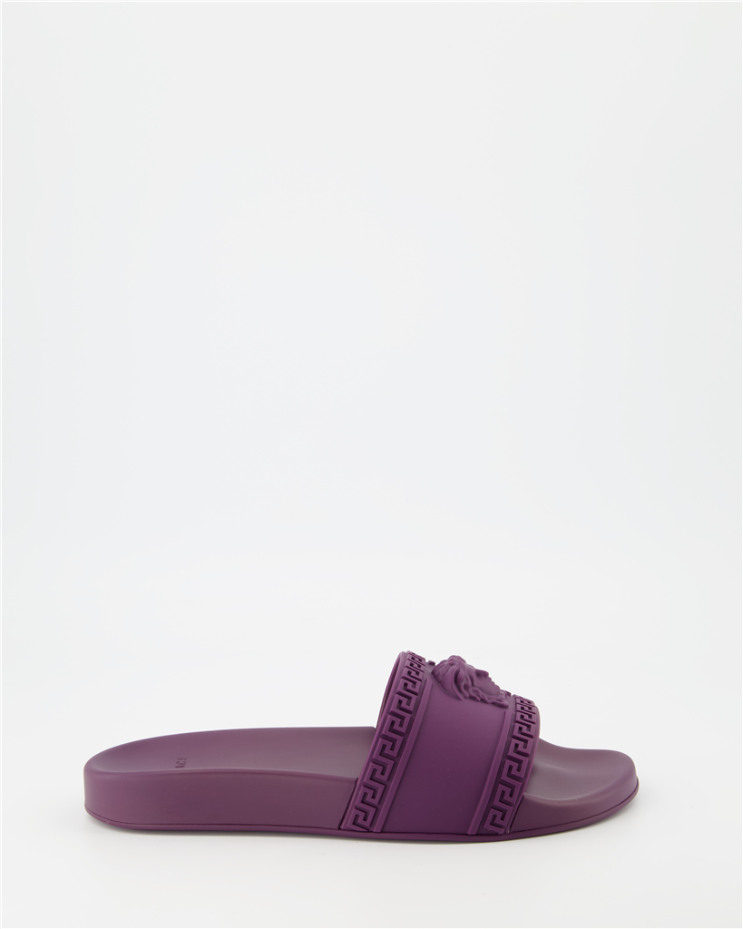 Sapatos abertos Claquettes Medusa Versace Roxo Homme