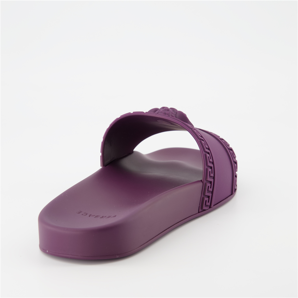 Sapatos abertos Claquettes Medusa Versace Roxo Homme