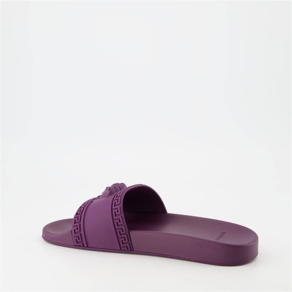 Sapatos abertos Claquettes Medusa Versace Roxo Homme