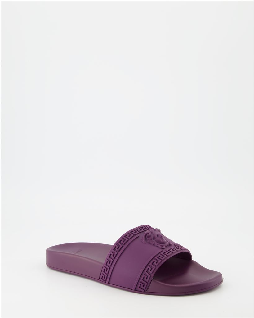 Sapatos abertos Claquettes Medusa Versace Roxo Homme