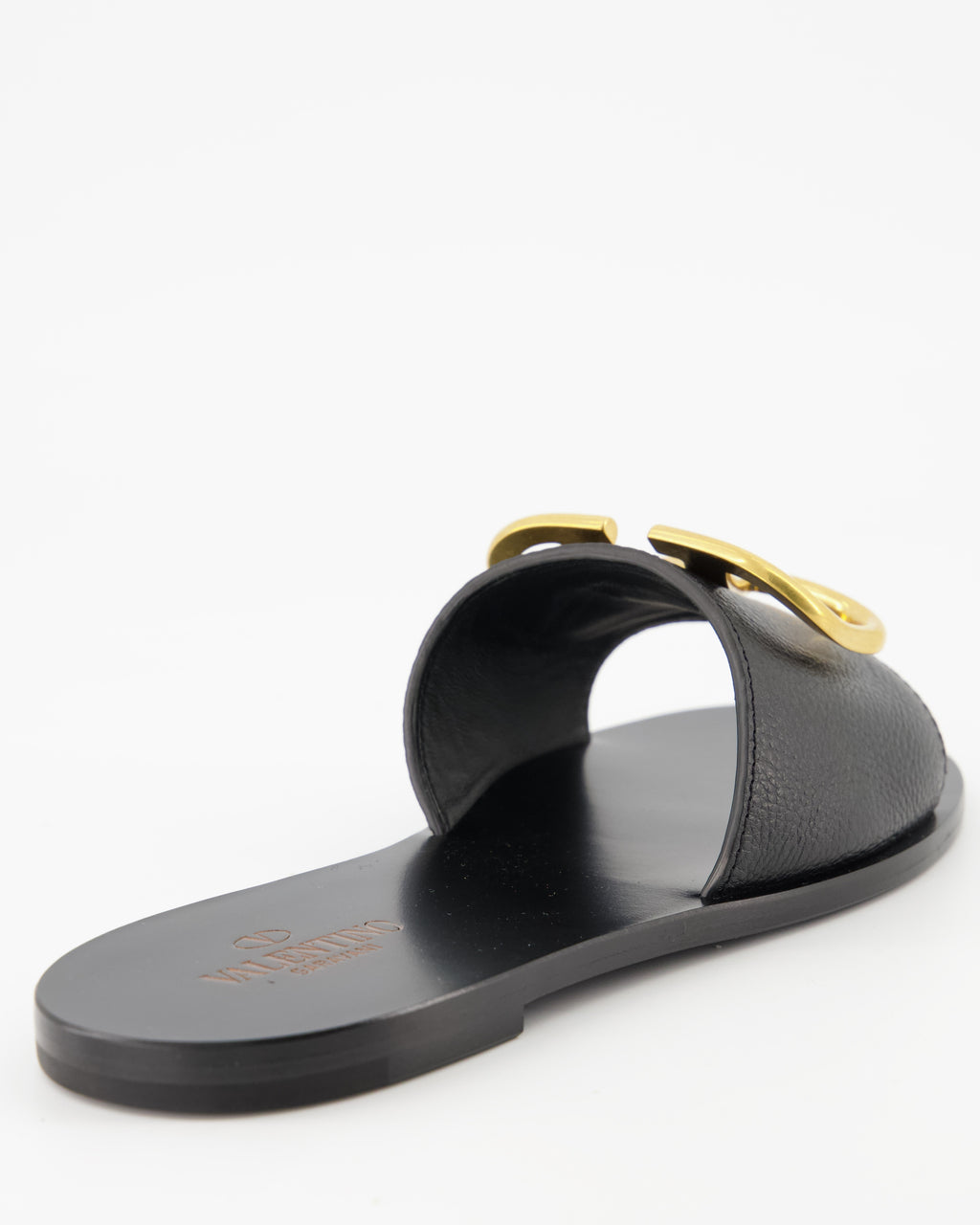 Zapatos abiertos Claquettes VLogo Valentino Garavani Negro Femme