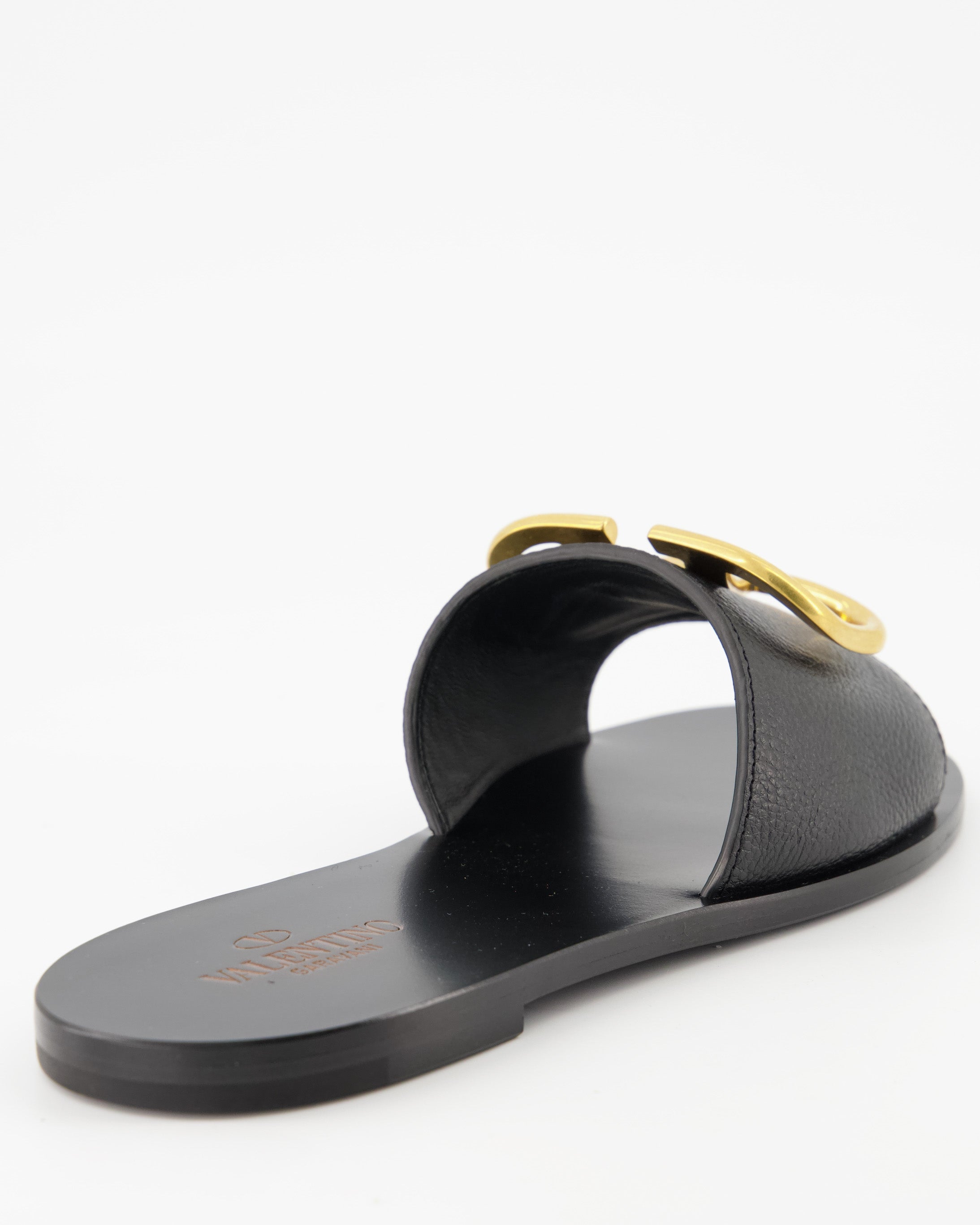 Sapatos abertos Claquettes VLogo Valentino Garavani Preto Femme