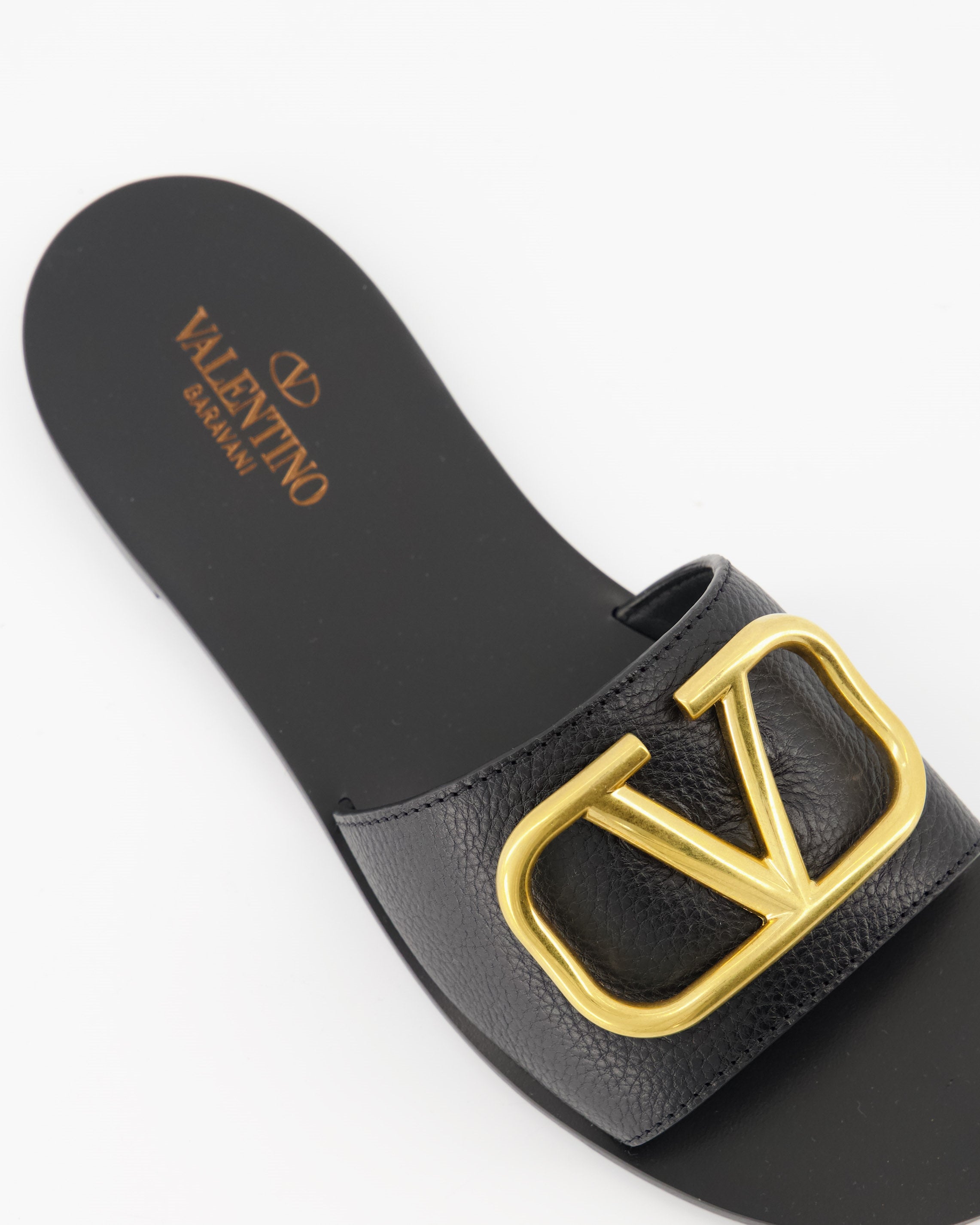 Sapatos abertos Claquettes VLogo Valentino Garavani Preto Femme