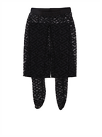 Roupa íntima e homewear Collant Greca Signature Versace Preto Femme