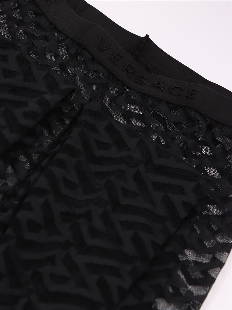 Ropa interior y homewear Collant Greca Signature Versace Negro Femme