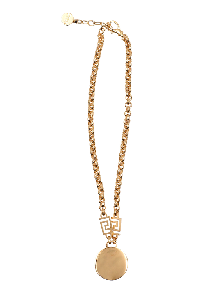 Joyería Collier Medusa Versace Blanco Femme