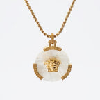 Joias Collier Medusa Versace Ouro Unissex