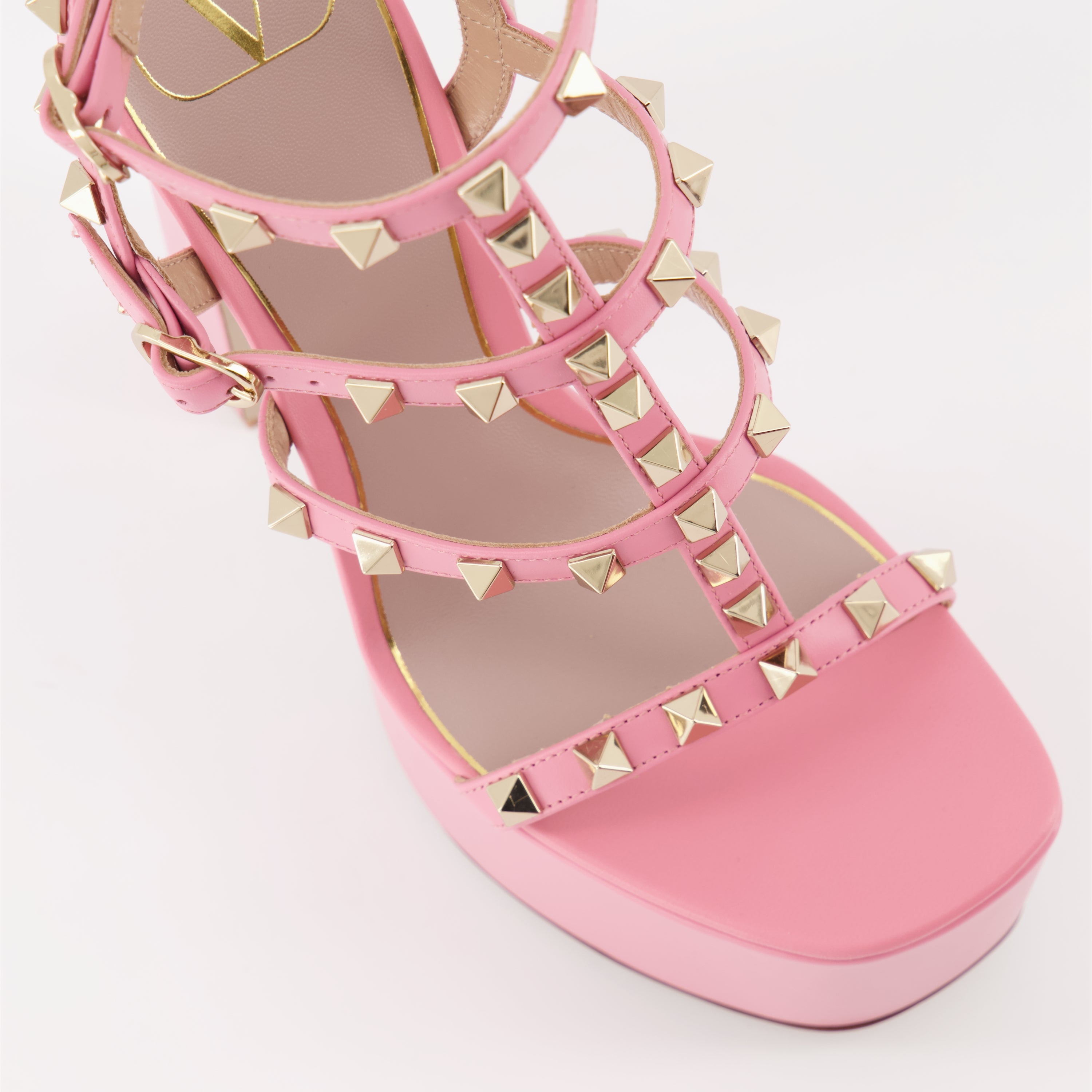 Compensées Rockstud roses