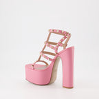 Compensées Rockstud roses