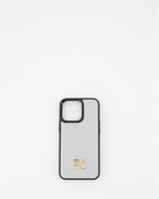 Lifestyle Coque à logo Miu Miu Cinza Femme
