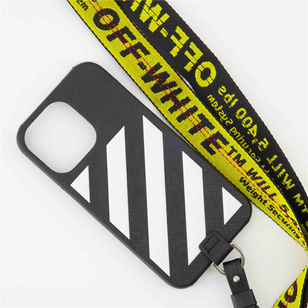 Lifestyle Coque IPhone Diag Off-White Preto Unissex