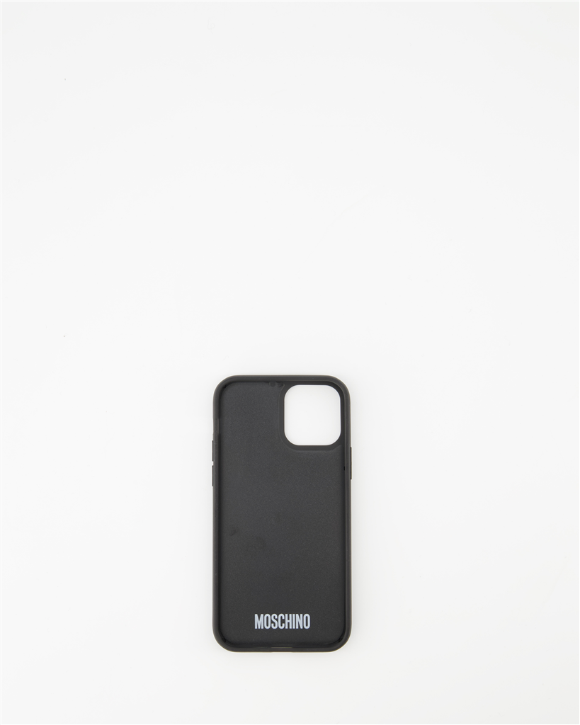 Lifestyle Coque IPhone à logo et Femme Noir Moschino Preto Unissex