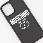 Lifestyle Coque IPhone à logo et Femme Noir Moschino Preto Unissex