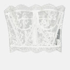 Corset en dentelle blanc