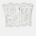 Corset en dentelle blanc