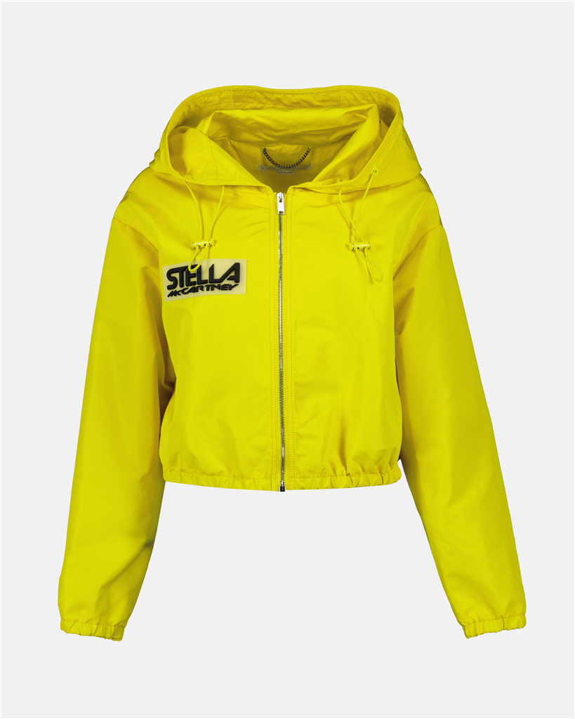 Chaquetas Coupe-vent à logo Stella McCartney Amarillo Femme