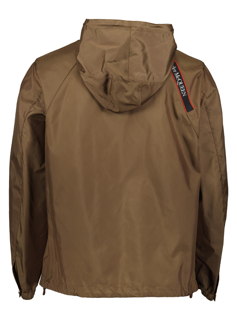 Jaquetas Coupe-vent en nylon Alexander McQueen Marrom Homme