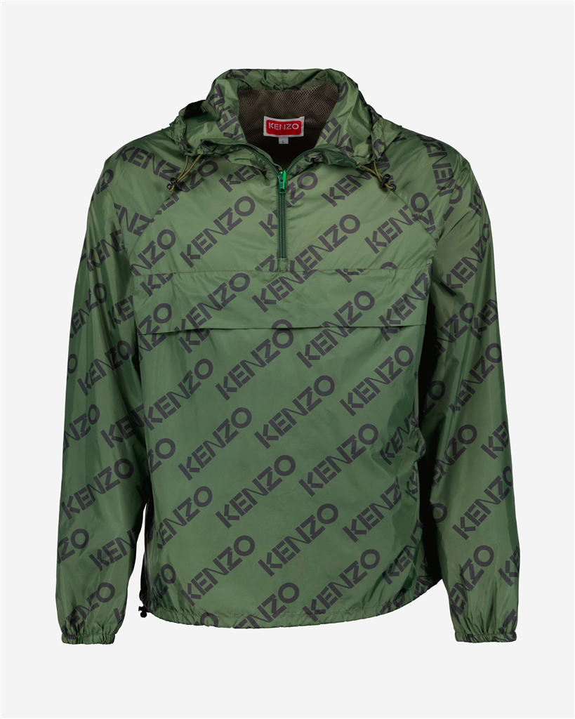 Jaquetas Corta-vento com Logótipo Monogram Kenzo Verde Homens