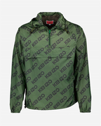 Jaquetas Corta-vento com Logótipo Monogram Kenzo Verde Homens