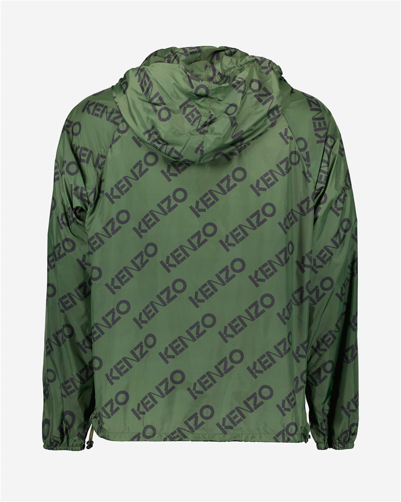 Jaquetas Corta-vento com Logótipo Monogram Kenzo Verde Homens