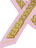 Bufandas y guantes Cravate foulard Chain Versace Rosa Femme