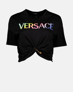 Tops Crop-top Safety Pin Versace Preto Femme